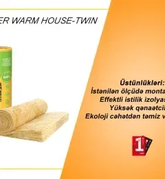 İzolyasiya yunu "Isover Warm House Twin"