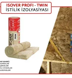 İzolyasiya arakəsmələr üçün "Isover Profi-Twin"