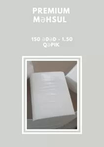 Ucuz qiymətə topdan salfetka satışı